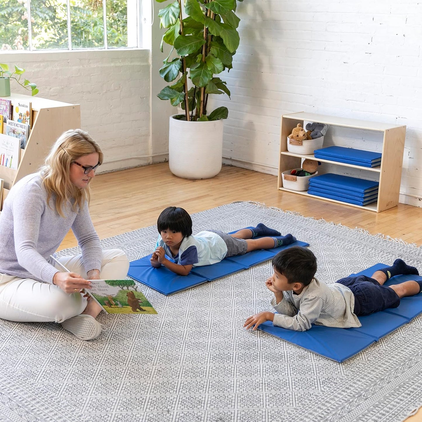 Daily folding rest mat, classroom furniture,